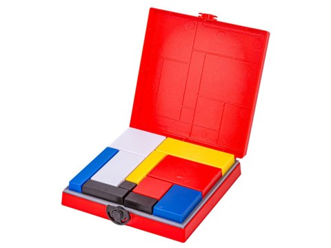 LOGICZNA GRA ZRĘCZNOŚCIOWA IQ PUZZLE UKŁADANKA ŁAMIGŁÓWKA KOLOROWE KLOCKI