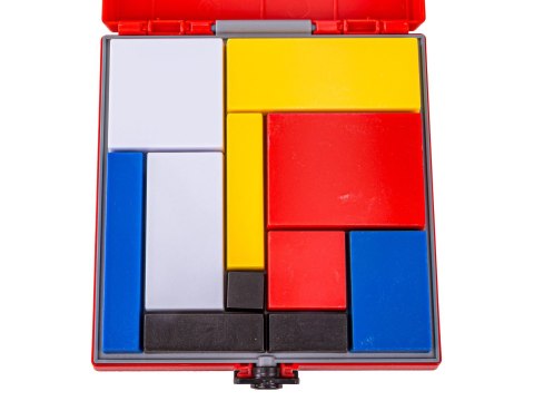 LOGICZNA GRA ZRĘCZNOŚCIOWA IQ PUZZLE UKŁADANKA ŁAMIGŁÓWKA KOLOROWE KLOCKI