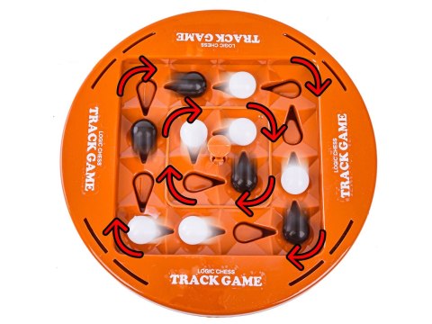 Logiczna gra planszowa strategiczna "Track game" 4 W Rzędzie