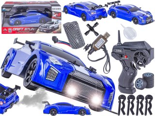 SAMOCHÓD ZDALNIE STEROWANY AUTO RC MUSTANG 4X4 DO DRIFTU 1:16 DYM LED PILOT 2.4