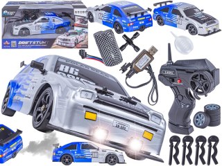 SAMOCHÓD ZDALNIE STEROWANY AUTO RC TOYOTA 4X4 DO DRIFTU 1:16 DYM LED PILOT 2.4