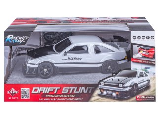 SAMOCHÓD ZDALNIE STEROWANY AUTO RC TOYOTA 4X4 DO DRIFTU 1:16 DYM LED PILOT 2.4