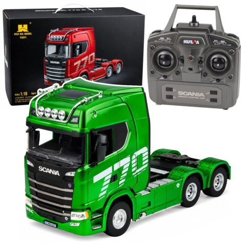 CIĘŻARÓWKA ZDALNIE STEROWNA SCANIA 770S CIĄGNIK SIODŁOWY RC 1:18 LED PILOT