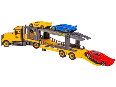 Ciężarówka do rozkręcania i skręcania Laweta Transporter + Samochody Auta