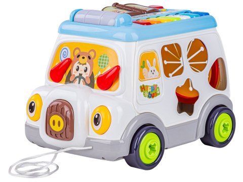 Multifunkcyjny Edukacyjny Samochód Autobus Do Skręcania Pianinko Sorter