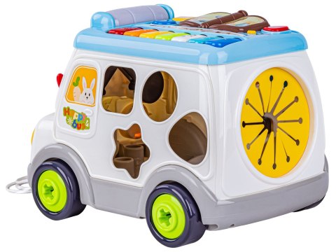 Multifunkcyjny Edukacyjny Samochód Autobus Do Skręcania Pianinko Sorter