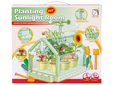 Szklarnia Dla Dzieci Mini Ogród Ogródek Plantacja + Akcesoria