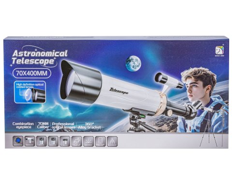 Teleskop Astronomiczny Ze Statywem Luneta Dla Początkujących + Akcesoria