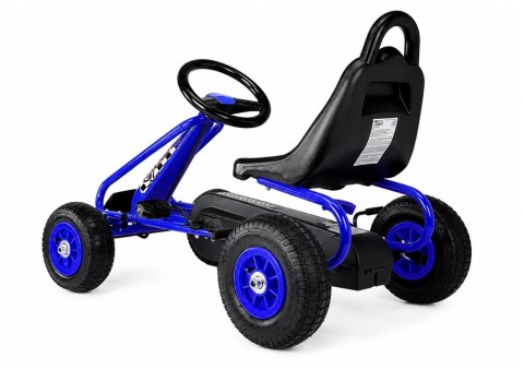 GOKART NA PEDAŁY DLA DZIECKA 3-5 LAT G201 POMPOWANE KOŁA HAMULEC RĘCZNY