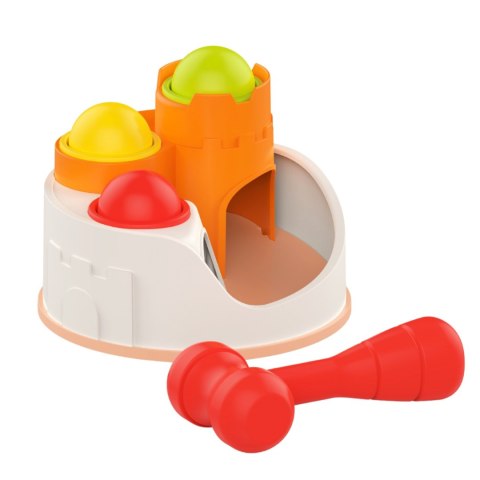 WOOPIE BABY Wbijak Przebijanka Zamek Kule Młotek Zabawka Edukacyjna 12m+