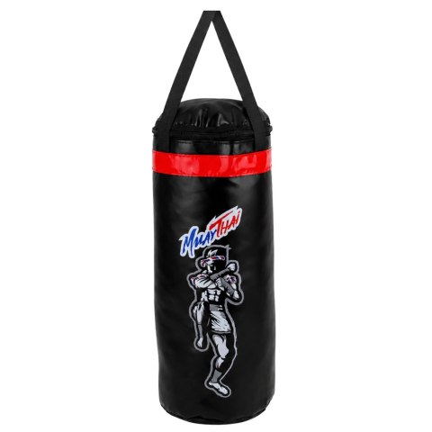 ZESTAW BOKSERSKI WOREK REKAWICE DO ĆWICZEŃ MUAY THAI 55X17CM DLA DZIECI