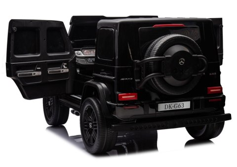 AUTO NA AKUMULATOR DLA 2 DZIECI MERCEDES G63 XXL 24V 4X200W MP4 PILOT LED EVA SKÓRA