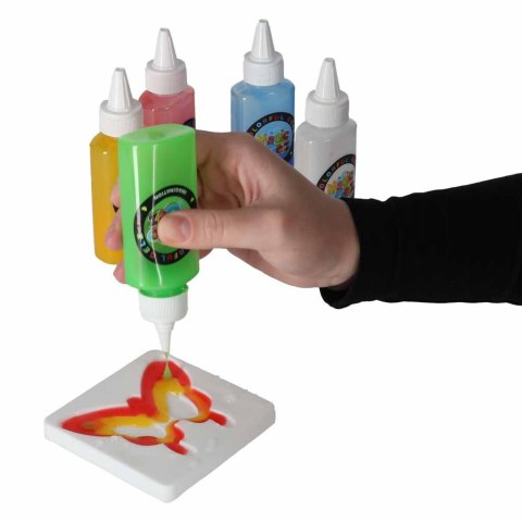 MAGICZNY ŻEL KLEJ KRYSZTAŁOWY 3D ZESTAW KREATYWNY 26EL. WIADERKO WITRAŻE FIGURKI