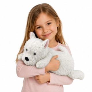 Pluszowy Pies West Highland Przytulanka Maskotka Biały 40 cm
