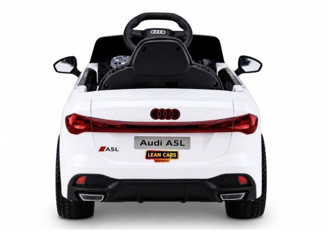 AUTO NA AKUMULATOR DLA DZIECKA AUDI A5L HL788 LED SKÓRA EVA PILOT MP3 BT