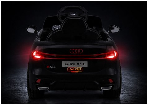AUTO NA AKUMULATOR DLA DZIECKA AUDI A5L HL788 LED SKÓRA EVA PILOT MP3 BT