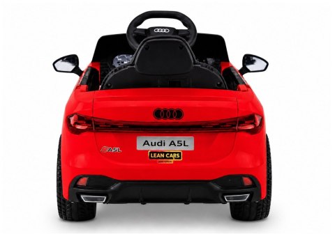 AUTO NA AKUMULATOR DLA DZIECKA AUDI A5L HL788 LED SKÓRA EVA PILOT MP3 BT