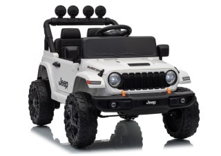 AUTO NA AKUMULATOR JEEP RUBICON 2X200W 24V EVA SKÓRA LED PILOT RADIO MP3