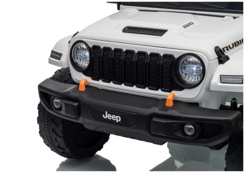 AUTO NA AKUMULATOR JEEP RUBICON 2X200W 24V EVA SKÓRA LED PILOT RADIO MP3