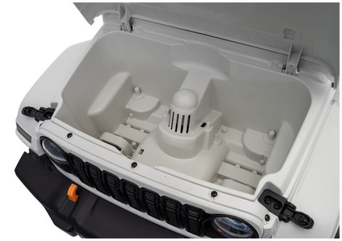 AUTO NA AKUMULATOR JEEP RUBICON 2X200W 24V EVA SKÓRA LED PILOT RADIO MP3