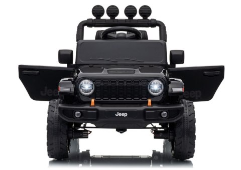 AUTO NA AKUMULATOR JEEP RUBICON 2X200W 24V EVA SKÓRA LED PILOT RADIO MP3