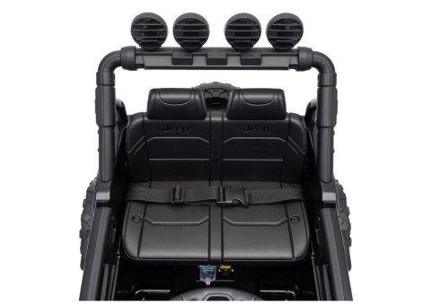 AUTO NA AKUMULATOR JEEP RUBICON 2X200W 24V EVA SKÓRA LED PILOT RADIO MP3