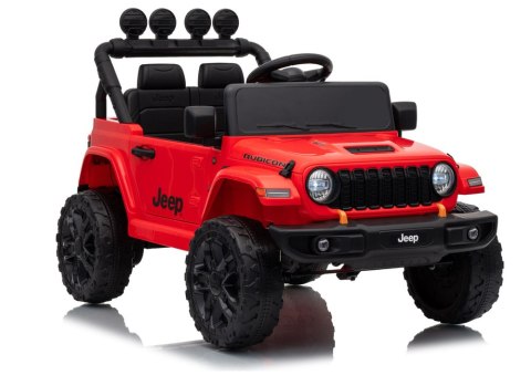 AUTO NA AKUMULATOR JEEP RUBICON 2X200W 24V EVA SKÓRA LED PILOT RADIO MP3