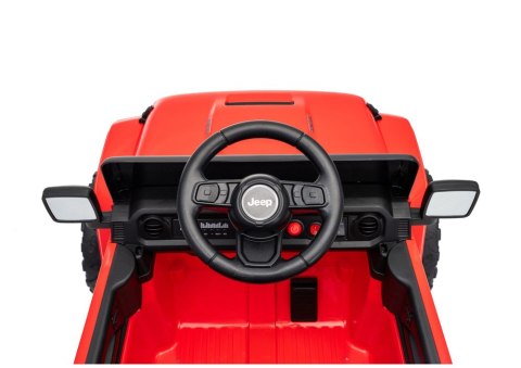 AUTO NA AKUMULATOR JEEP RUBICON 2X200W 24V EVA SKÓRA LED PILOT RADIO MP3