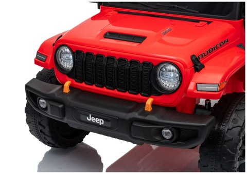 AUTO NA AKUMULATOR JEEP RUBICON 2X200W 24V EVA SKÓRA LED PILOT RADIO MP3
