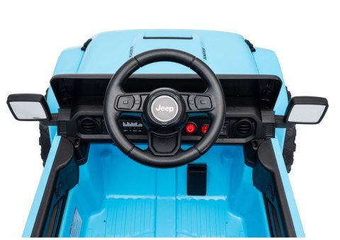 AUTO NA AKUMULATOR JEEP RUBICON 2X200W 24V EVA SKÓRA LED PILOT RADIO MP3
