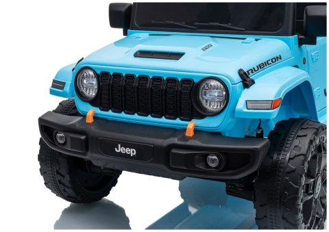 AUTO NA AKUMULATOR JEEP RUBICON 2X200W 24V EVA SKÓRA LED PILOT RADIO MP3