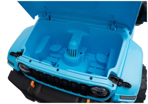 AUTO NA AKUMULATOR JEEP RUBICON 2X200W 24V EVA SKÓRA LED PILOT RADIO MP3