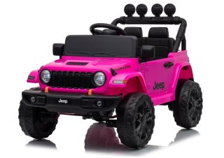 AUTO NA AKUMULATOR JEEP RUBICON 2X200W 24V EVA SKÓRA LED PILOT RADIO MP3