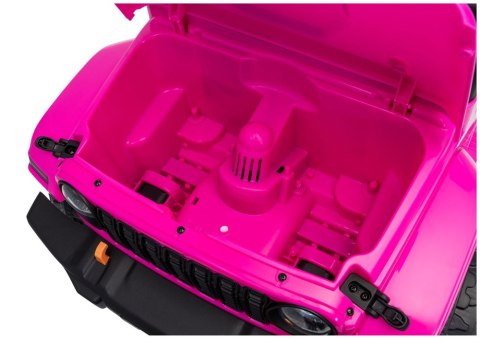 AUTO NA AKUMULATOR JEEP RUBICON 2X200W 24V EVA SKÓRA LED PILOT RADIO MP3