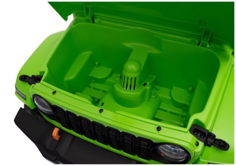 AUTO NA AKUMULATOR JEEP RUBICON 2X200W 24V EVA SKÓRA LED PILOT RADIO MP3