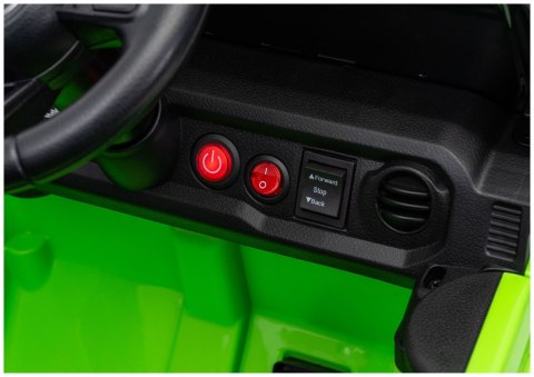 AUTO NA AKUMULATOR JEEP RUBICON 2X200W 24V EVA SKÓRA LED PILOT RADIO MP3