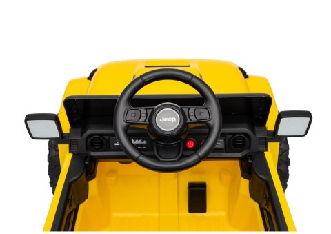 AUTO NA AKUMULATOR JEEP RUBICON 2X200W 24V EVA SKÓRA LED PILOT RADIO MP3