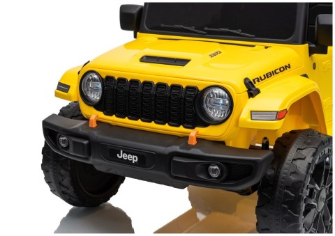 AUTO NA AKUMULATOR JEEP RUBICON 2X200W 24V EVA SKÓRA LED PILOT RADIO MP3