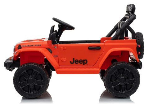 AUTO NA AKUMULATOR JEEP RUBICON 2X200W 24V EVA SKÓRA LED PILOT RADIO MP3