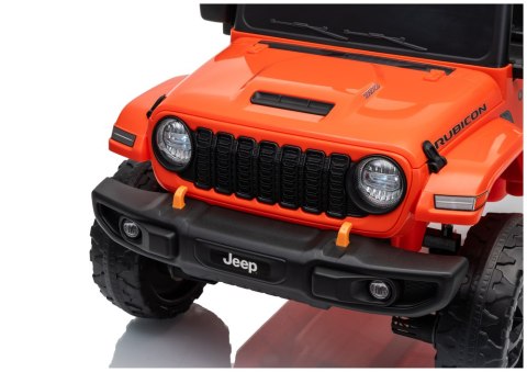 AUTO NA AKUMULATOR JEEP RUBICON 2X200W 24V EVA SKÓRA LED PILOT RADIO MP3