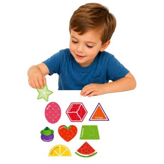 Puzzle Magnetyczne Nauka Owoców Magnesy Na Tablice Lodówkę 30 el.