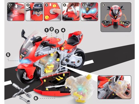 Zestaw Małego Mechanika Warsztat Motor Motocykl Silnik do rozkręcania i skręcania TUNING
