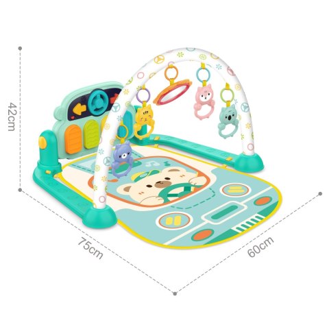 WOOPIE BABY Interaktywna Mata Edukacyjna z Pianinkiem 10el. Dźwięki
