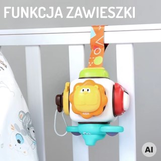 WOOPIE BABY Kostka Sensoryczna 6w1 - Zwierzątka