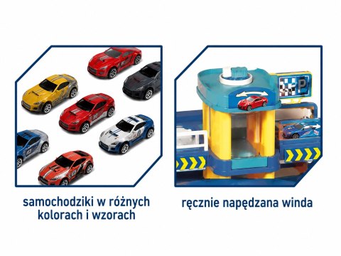 WOOPIE Garaż Wielopoziomowy Parking Winda Samochodziki