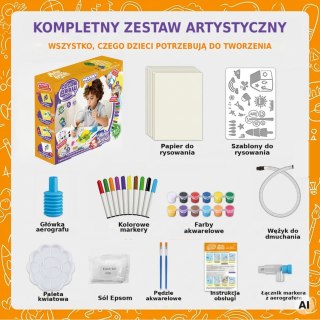 WOOPIE Kreatywny Zestaw Do Malowania i Tworzenia 3w1 42 el.