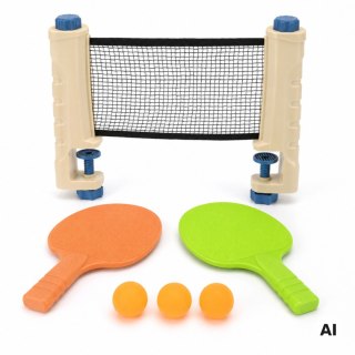 WOOPIE Zestaw do Tenisa Stołowego z Siatką 6 el. Ping Pong