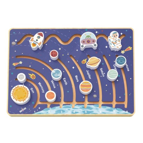 TOOKY TOY Tablica Manipulacyjna Edukacyjna Układ Słoneczny Kosmos