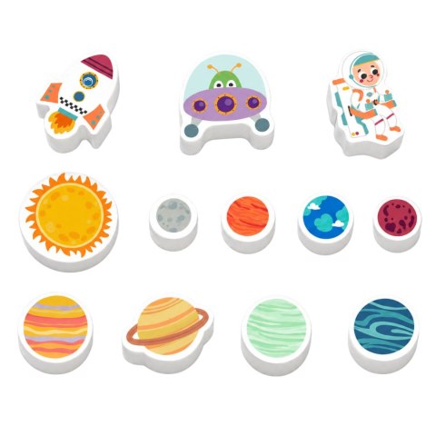 TOOKY TOY Tablica Manipulacyjna Edukacyjna Układ Słoneczny Kosmos