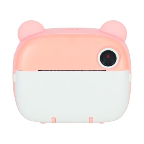 APARAT NATYCHMIASTOWY MIŚ DLA DZIECKA DRUKARKA ZDJĘĆ FULL HD KARTA SD 32GB RÓŻOWY
